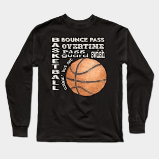 Basketball Art 2 Long Sleeve T-Shirt